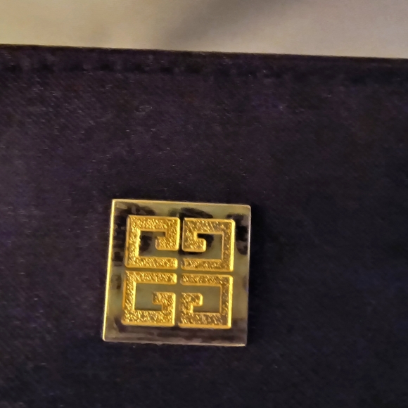 Givenchy Cosmetic Parfum Bag in Shimmery Black with Gold Hardware - Picture 4 of 14